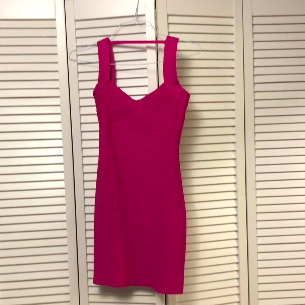 Fuschia Bodycon Dress